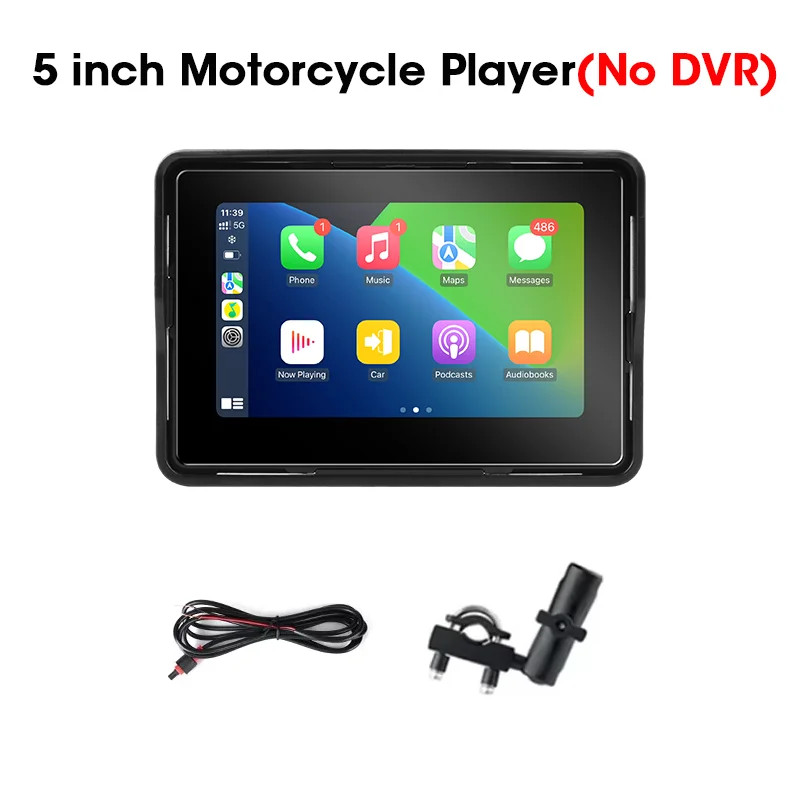 6.86 Inch Motorcycle DVR Portable Waterproof Touch screen Wireless Android