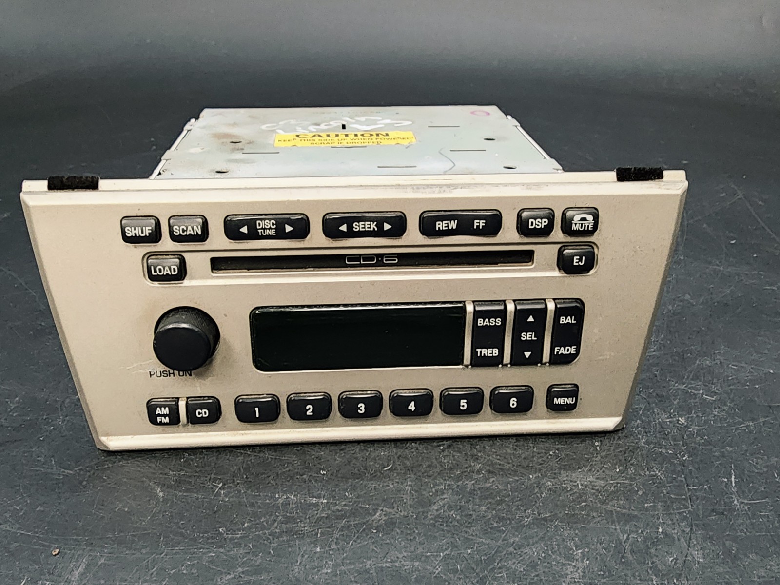 OEM 03-06 Lincoln LS Radio CD Changer 3W4T18C815AD Silver/Black Used