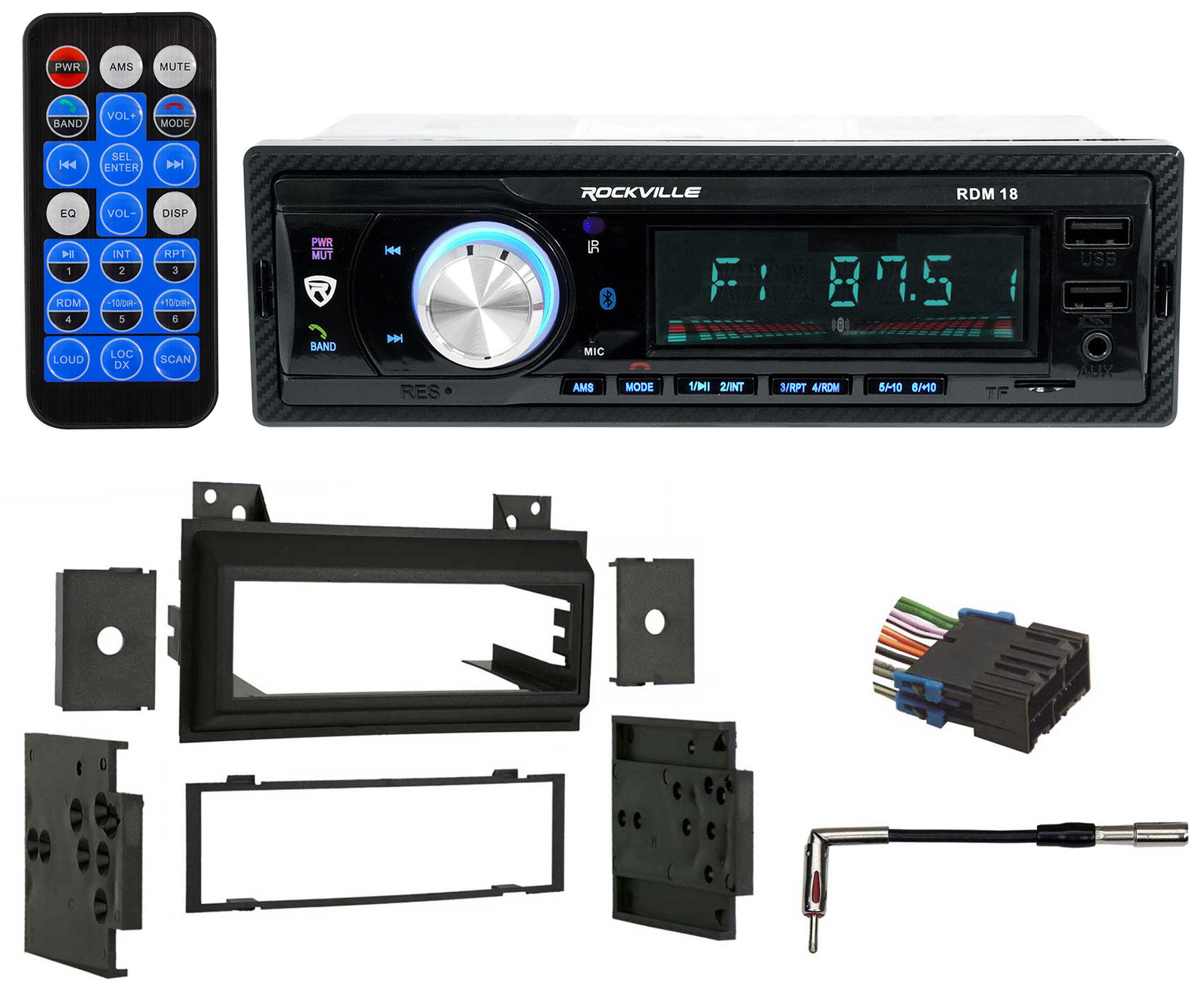 Digital Media Bluetooth Player Stereo FM/MP3 USB/SD Receiver For 95-97 GMC Jimmy