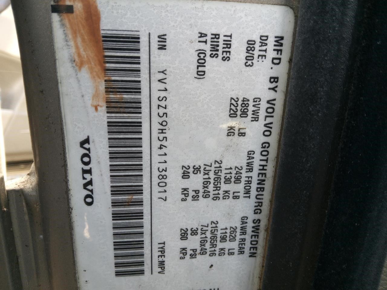 Audio Equipment Radio Receiver ID HU-613 Fits 01-05 VOLVO 60 SERIES 32431557