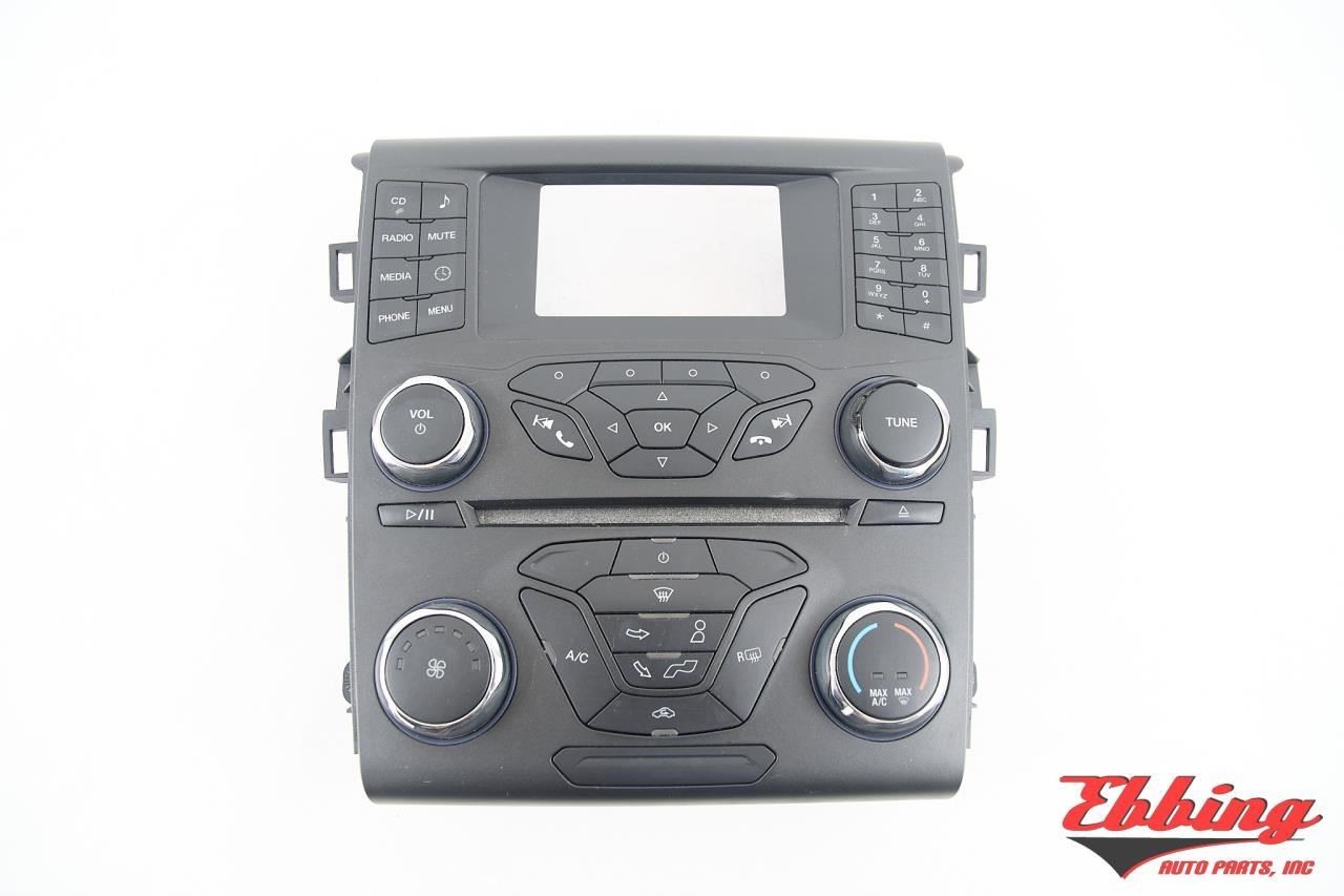 Radio Control Panel Assembly ID: GS7T-18E243-DC Fits 2016 Ford Fusion 701180