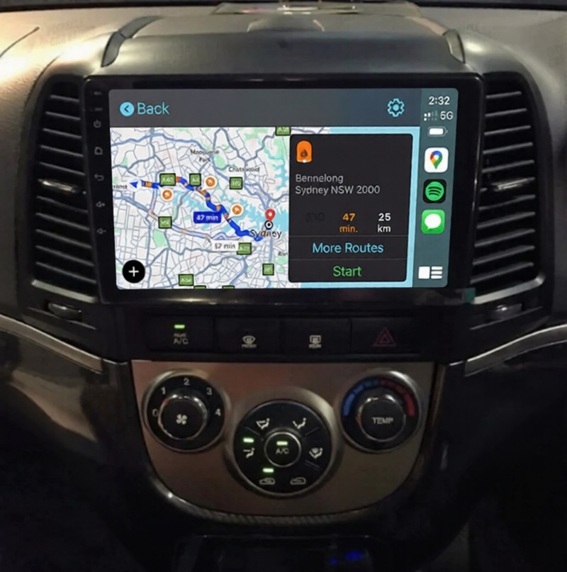 Car Radio For Hyundai Santa Fe 2006 – 2012 8 Core 64GB Carplay Head Units Audio