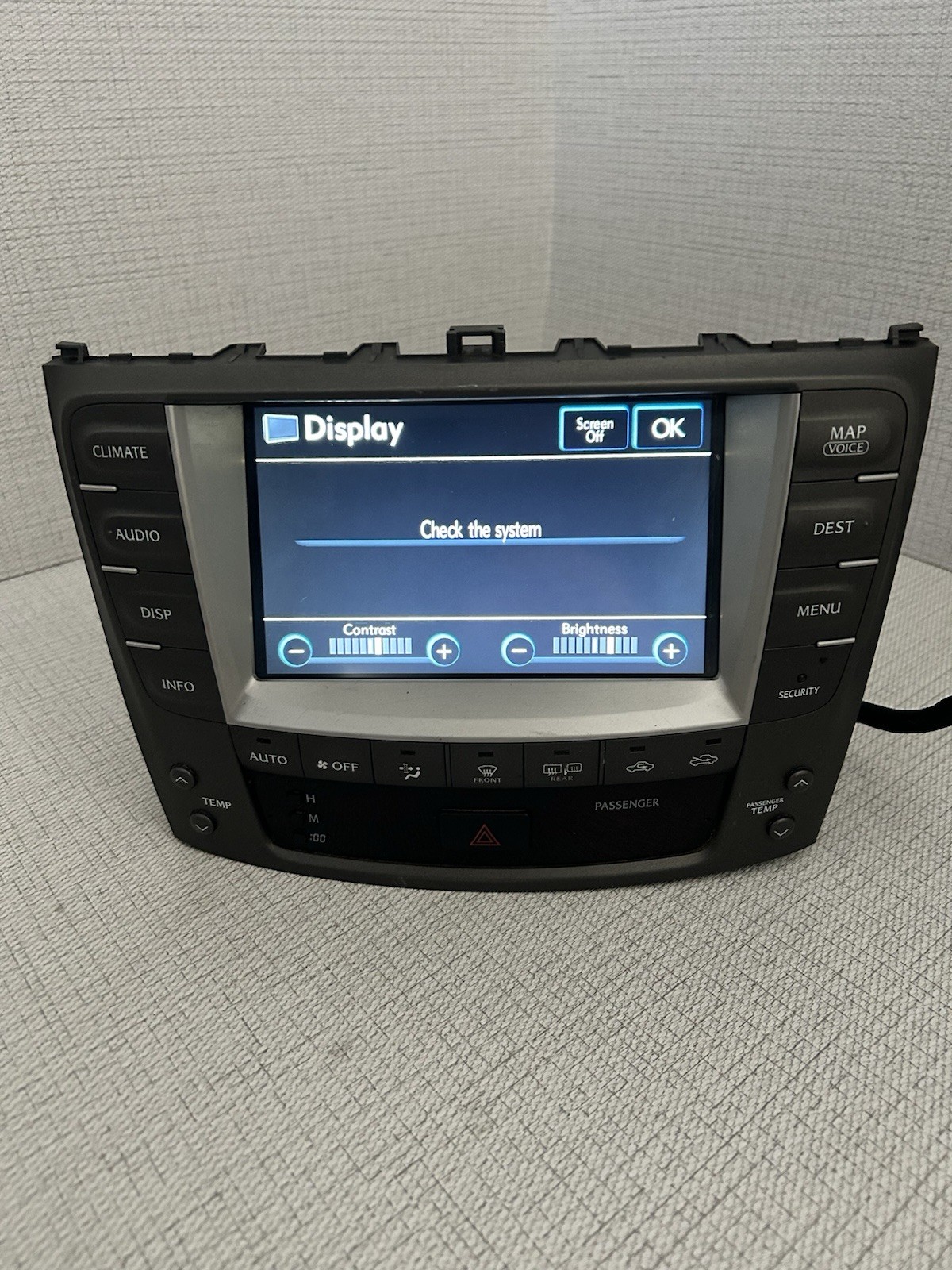 86111-53050 NAVI RADIO GPS STEREO UNIT SCREEN LEXUS IS250 IS350 2006-2009 OEM