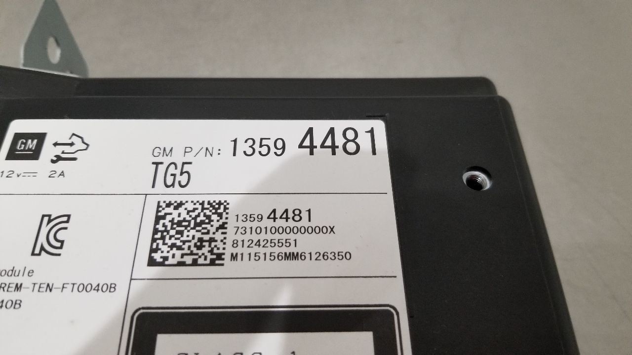 15 GMC SIERRA 1500 RADIO AUDIO DISC PLAYER OPTION TG5 13594481