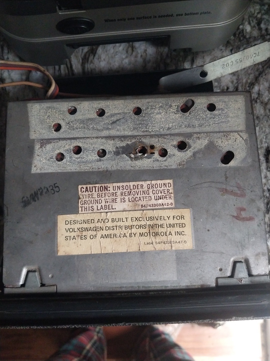 SAPPHIRE XXV VINTAGE 1973-1976 VOLKSWAGEN RADIO