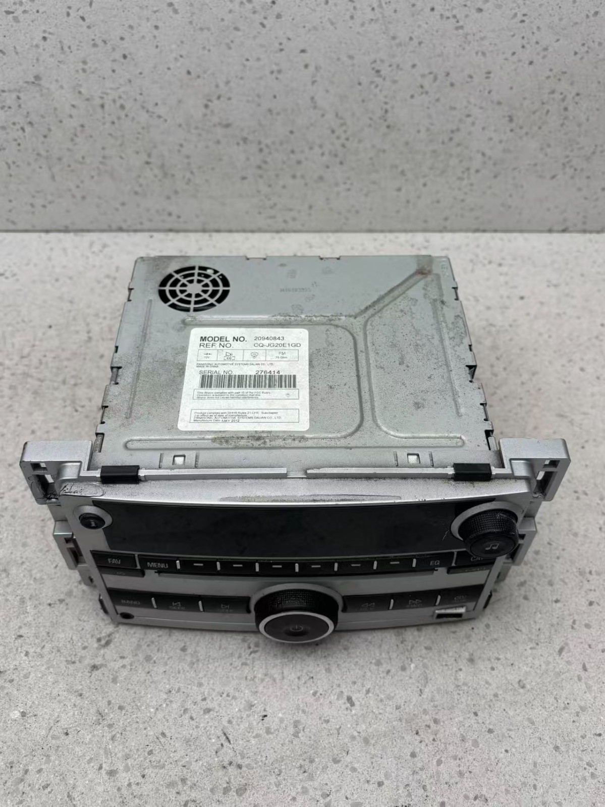Radio AM-FM-stereo-CD-MP3-USB Opt Uui Fits 2009-2012 MALIBU Factory OEM