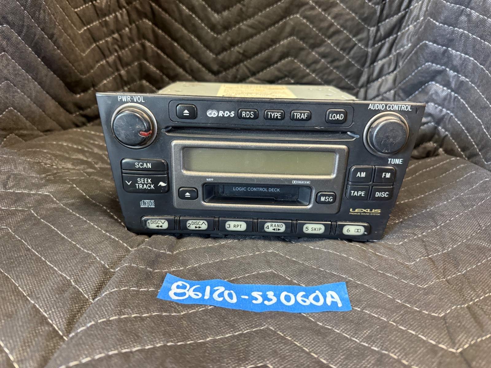 86120-53060 Lexus IS300 2001-2005 Radio Am Fm CD Player