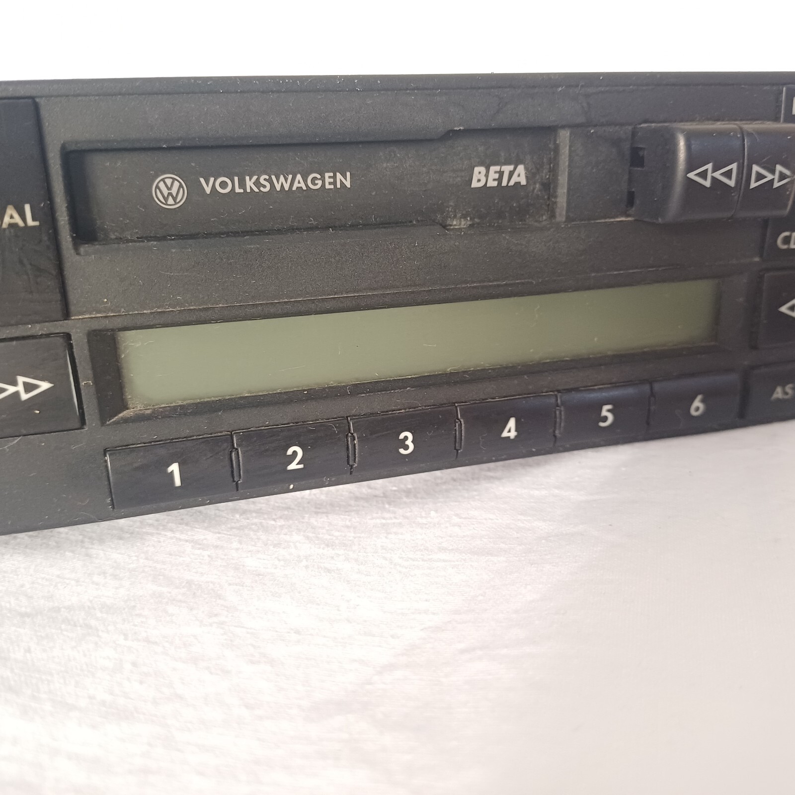 Rare Golf volkswagen beta radio Cassette Car Stereo MC For Parts Not Working.