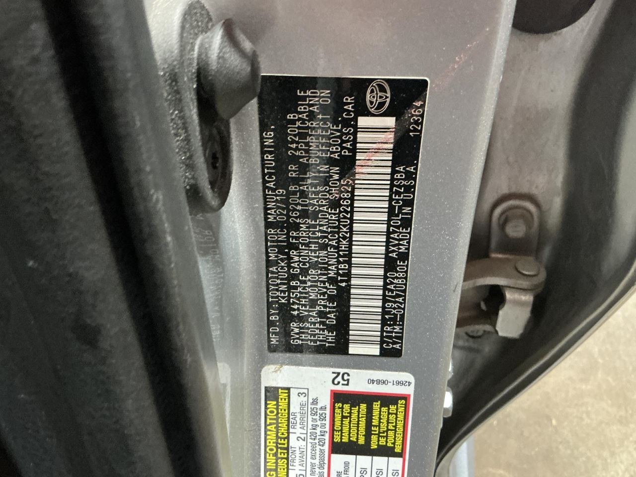 Audio Equipment Radio Display And Receiver Fits 19-20 CAMRY 910934