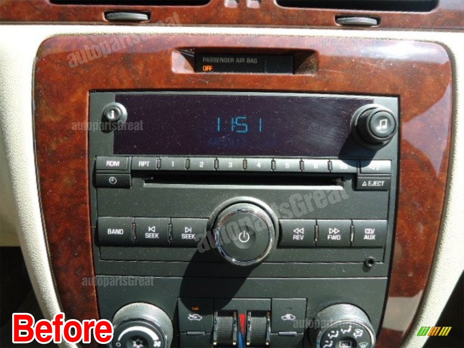10” Android 13 Carplay For Chevrolet Impala 2006-2013 Radio Head Units Player