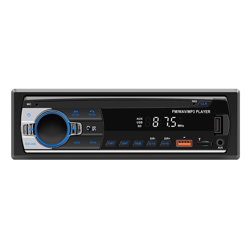 Sleek Black Design Powerful 60W Digital car for mp3 player features USB input