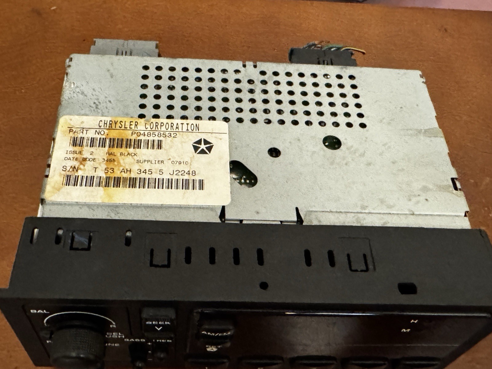 OEM Chrysler Dodge Jeep Plymouth AM FM Radio P04858532 Factory Stereo Untested
