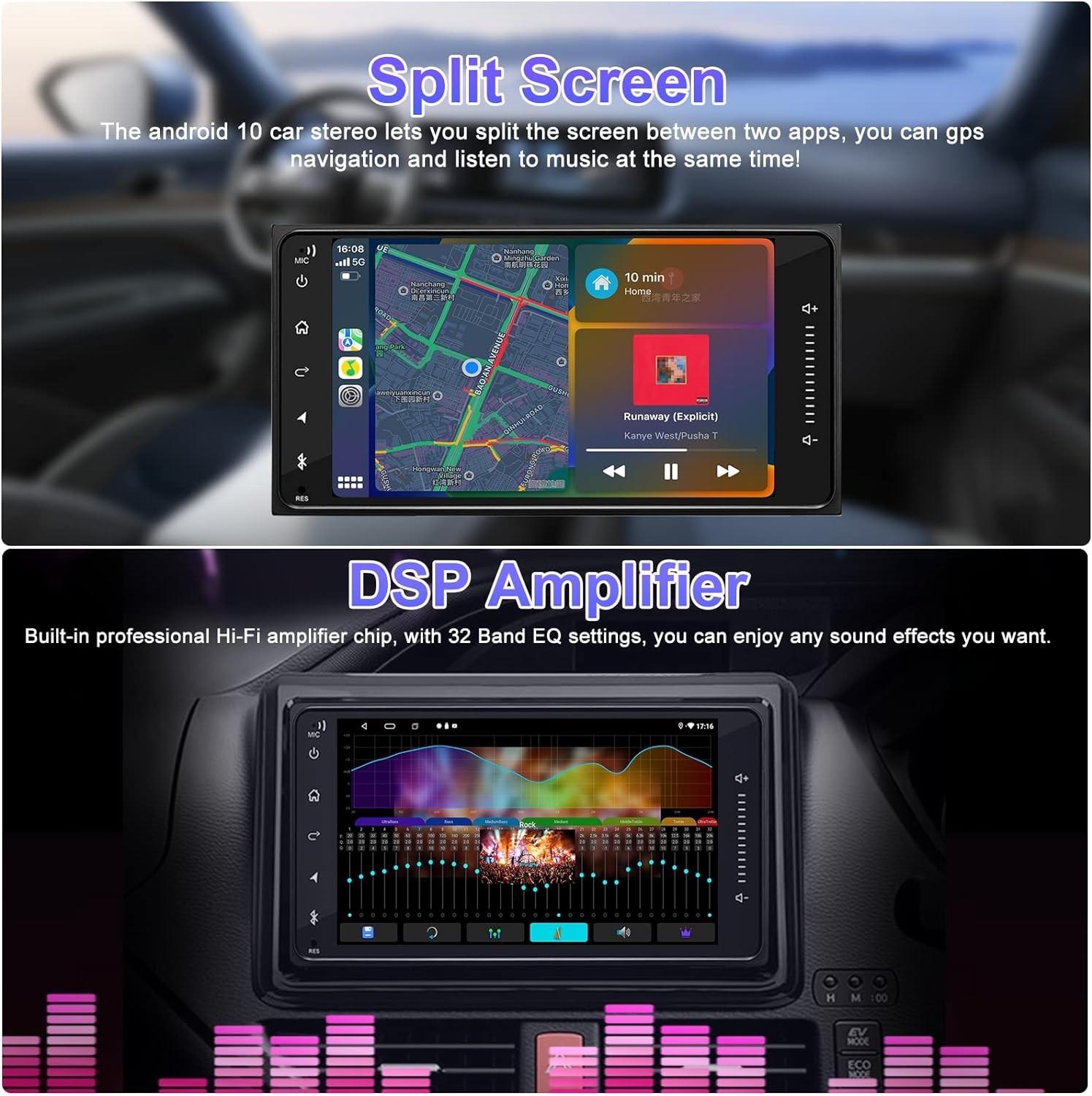 Android15 For Toyota Matrix 2003-2008 RDS Carplay 7”Car Stereo Radio Navi BT