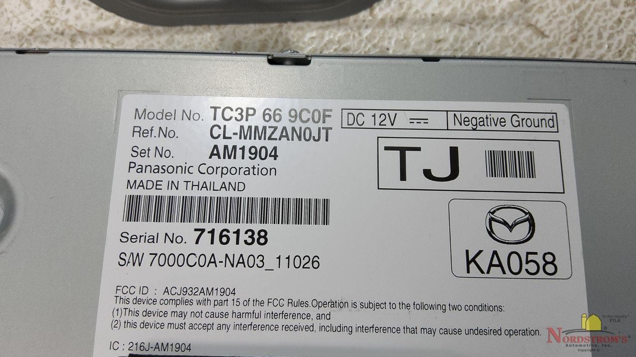 2021 Mazda CX-9 RADIO AM-FM-CD,RECEIVER