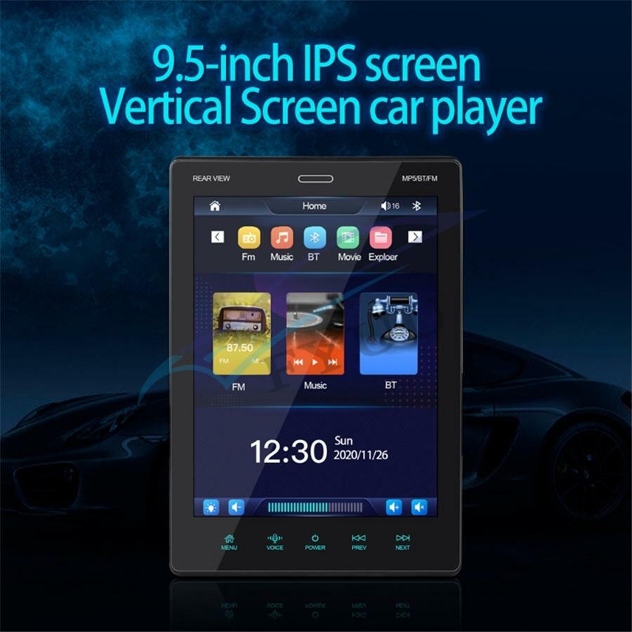 9.5″ IPS Touch Screen Car Bluetooth Media Music Player FM Support Multi Language
