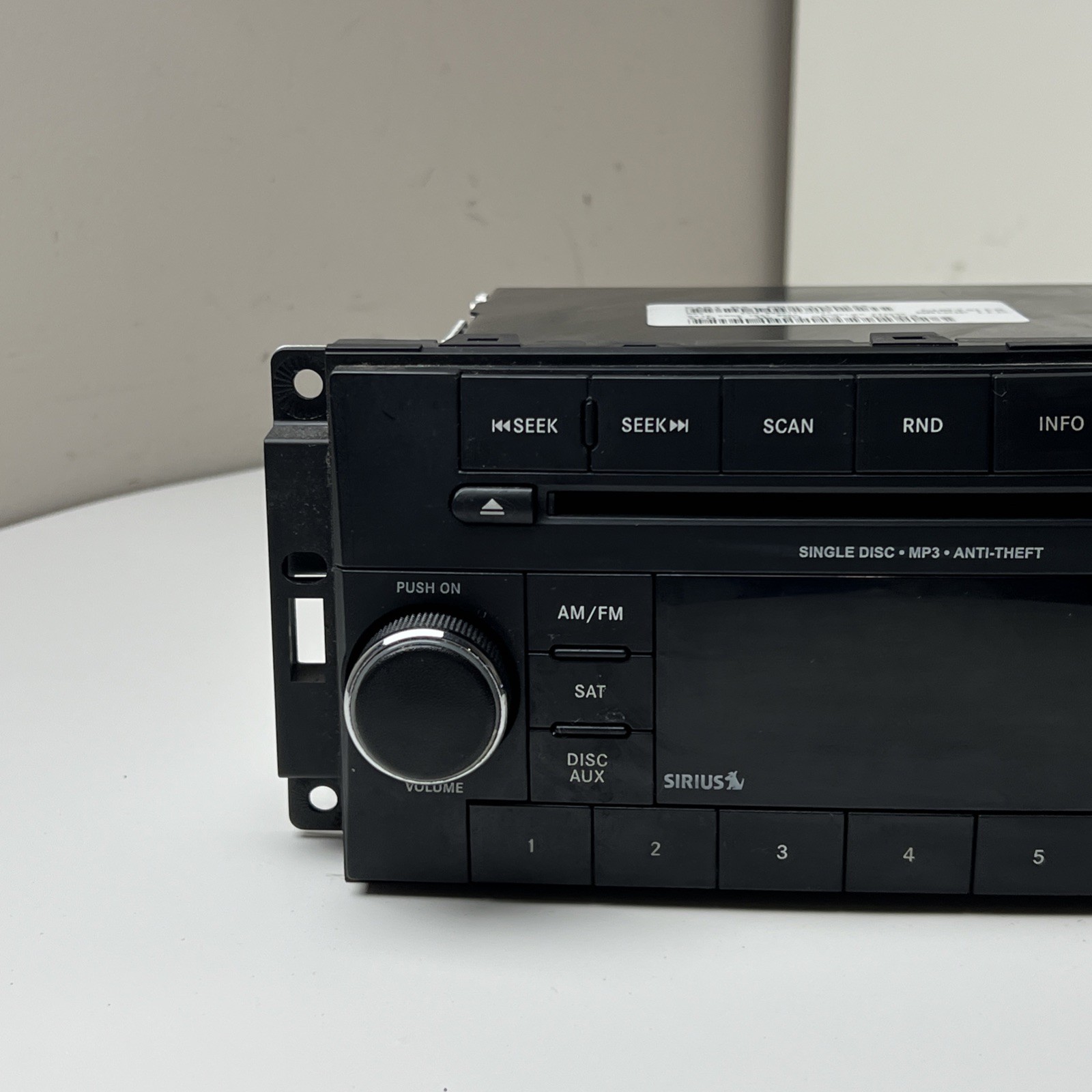 2012 JEEP WRANGLER RADIO CD MP3 PLAYER P05091164AA OEM