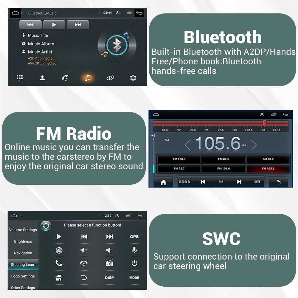 FOR FORD F150 2009-2014 F-150 APPLE CARPLAY ANDROID 12 CAR STEREO RADIO GPS NAVI