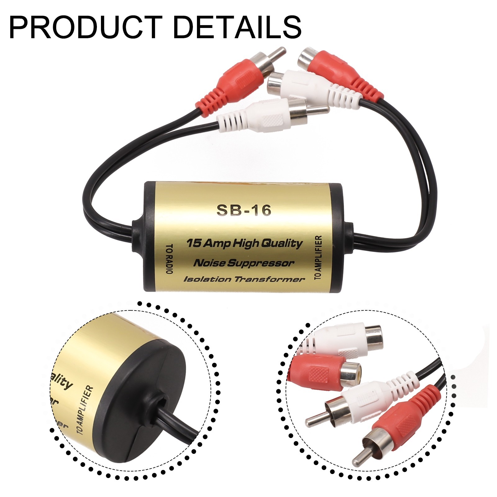Easy Installation Audio Noise Filter for Enhanced Listening Experience