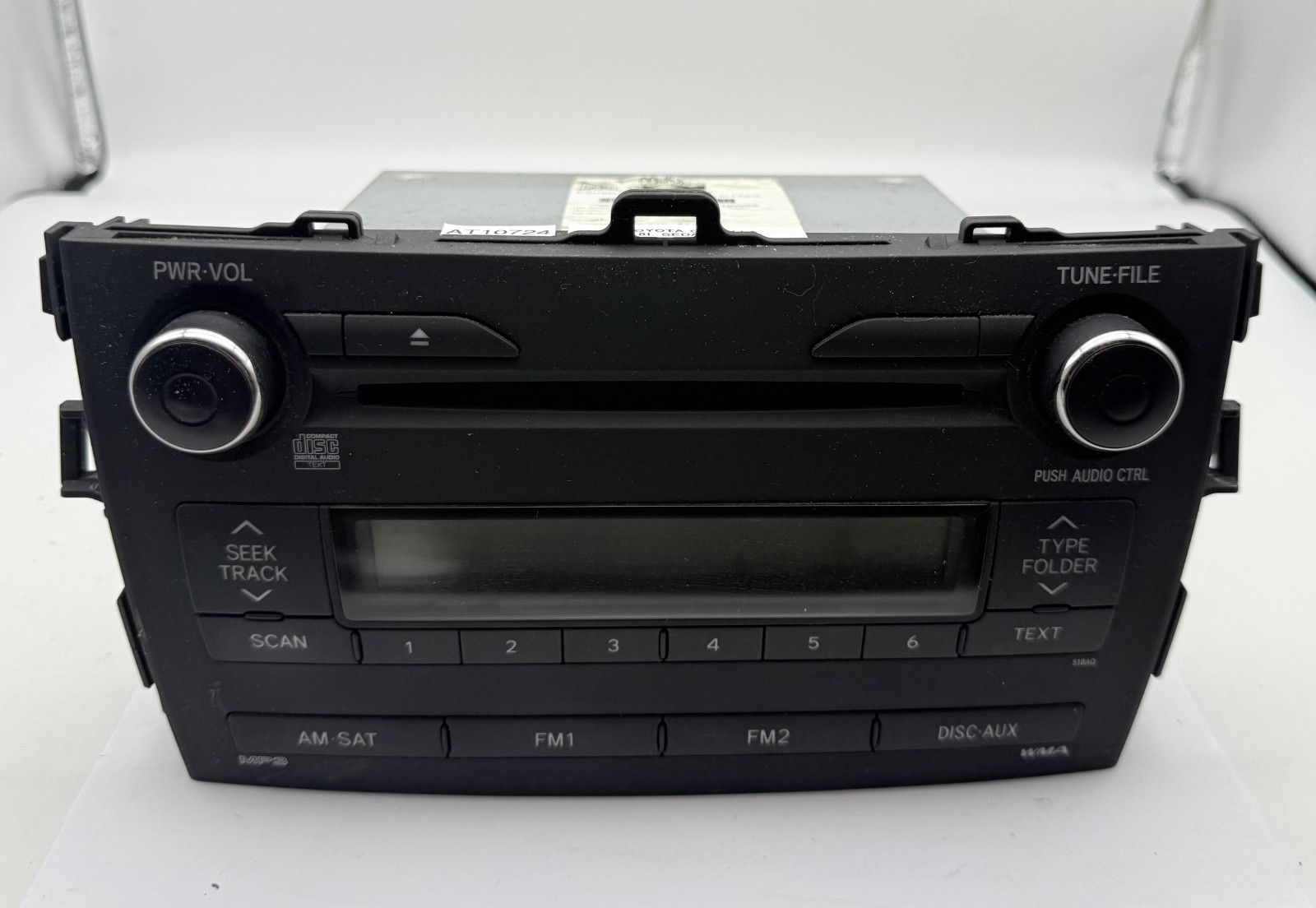 OEM 11-13 Toyota Corolla E160 AM FM SAT Radio Stereo CD Player MP3 Receiver Unit