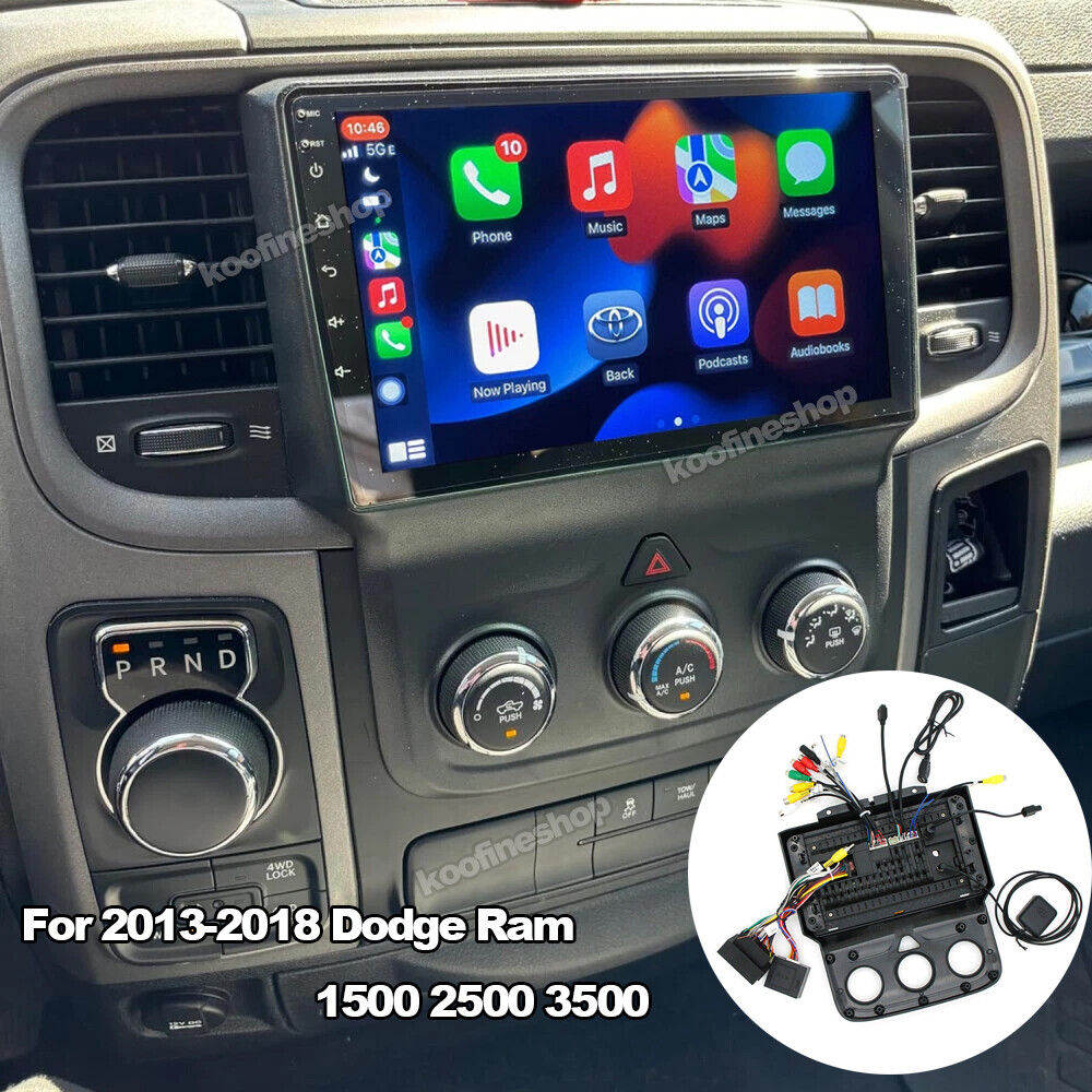 For 2013-2018 Dodge Ram 1500 2500 3500 Android 13 Car Stereo Radio GPS Carplay