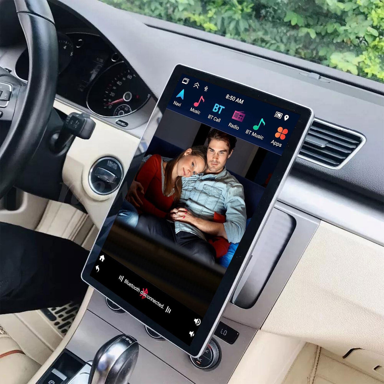 Rotatable For 2011-2013 Jeep Grand Cherokee Carplay Stereo Radio NAVI Android 15