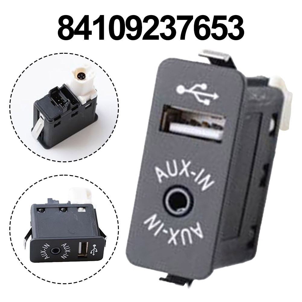 Car USB AUX Input AUX Socket Car USB AUX Input Socket Direct Installation
