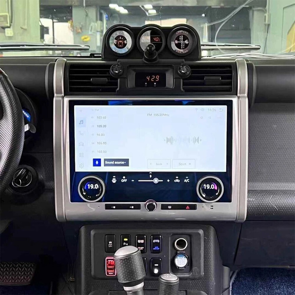 4+64G For 2007-2022 Toyota FJ Cruiser 13.3″ Carplay Stereo Radio Android 15 GPS