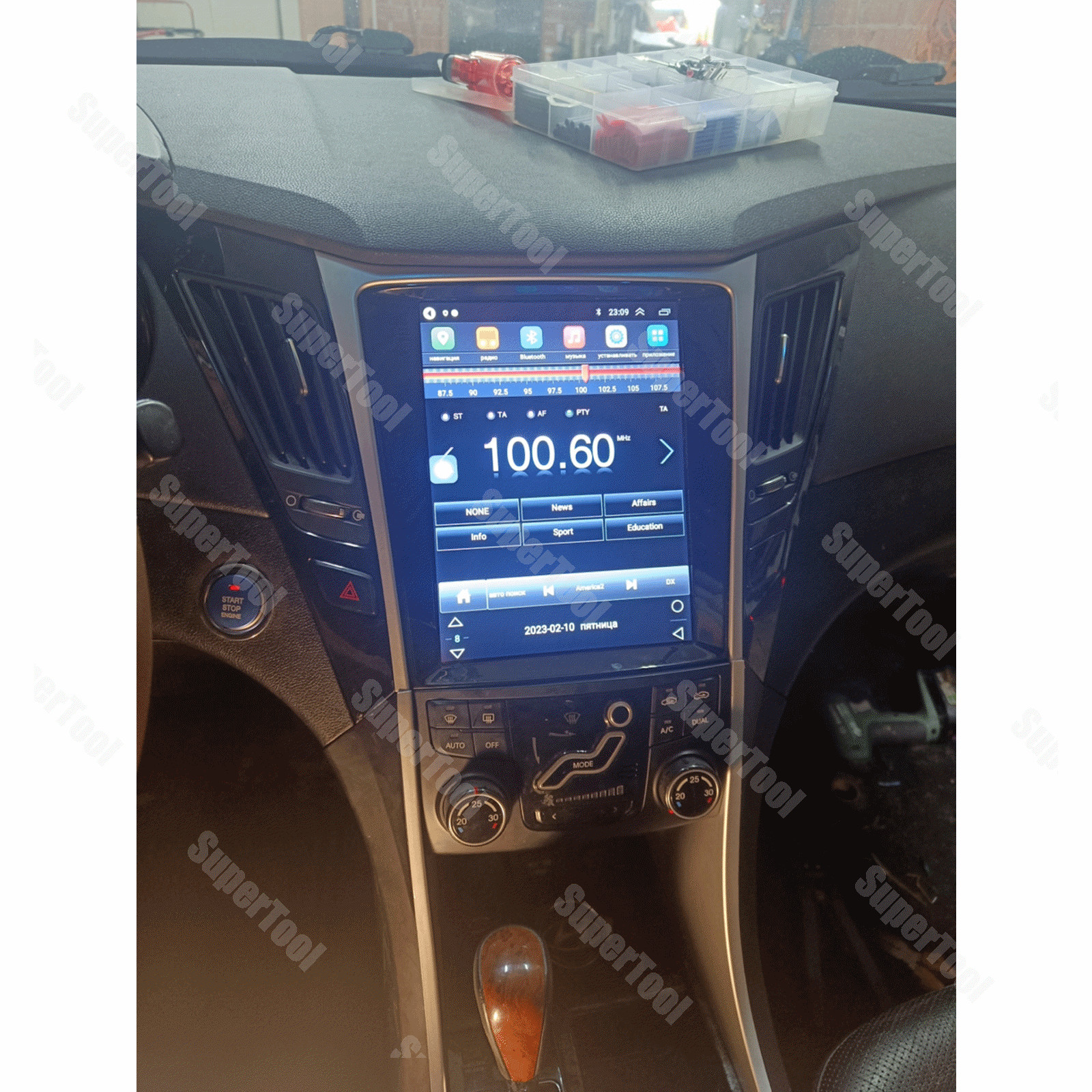 Android 15 Carplay GPS Nav Stereo Radio WIFI RDS BT For 2011-2015 Hyundai Sonata