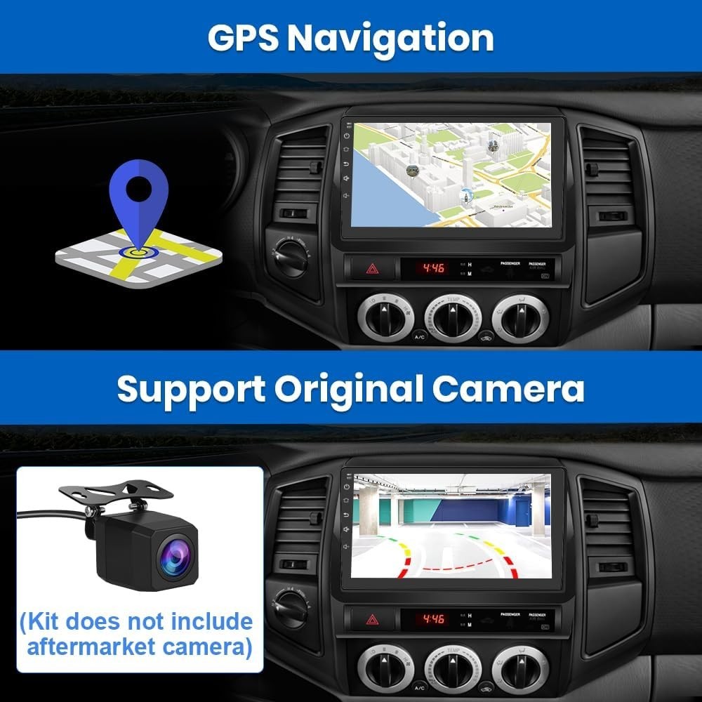 Junsun Car Radio for Toyota Tacoma 2005-2015 4GB RAM 64GB ROM 9 inch
