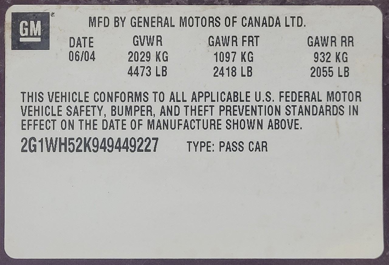 Player Receiver Radio Am-fm-stereo-cd Player Opt UN0 Fits 02-05 IMPALA 1148059