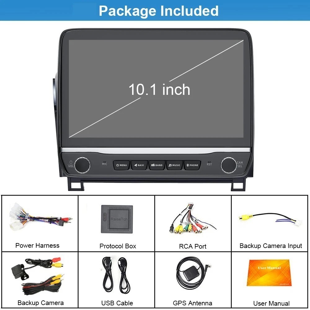 4+64G Carplay For Toyota Tundra 07-13 /Sequoia 08-19 Car Stereo Radio Android 13