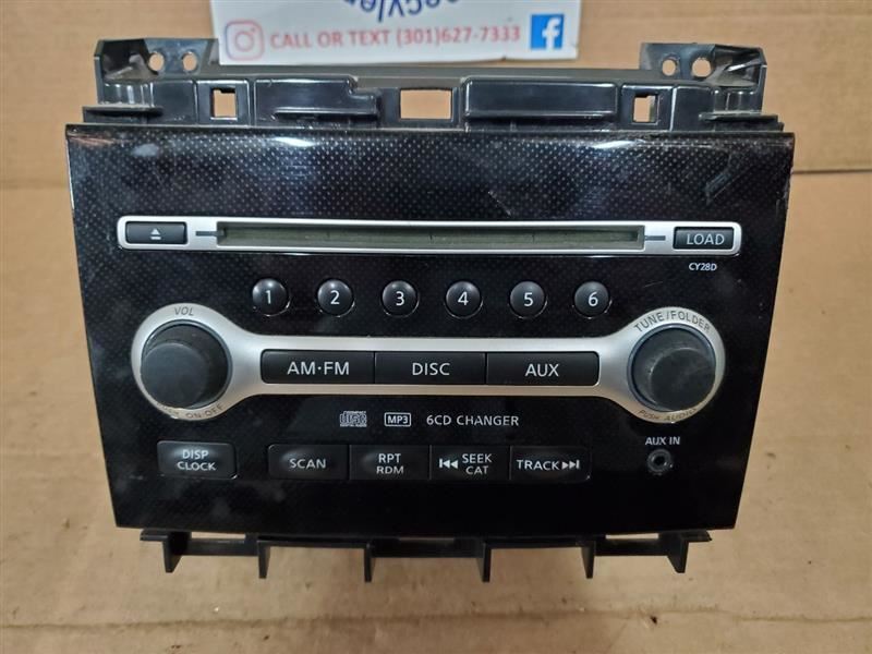 09 10 NISSAN MAXIMA STANDARD AUDIO OEM RADIO RECEIVER