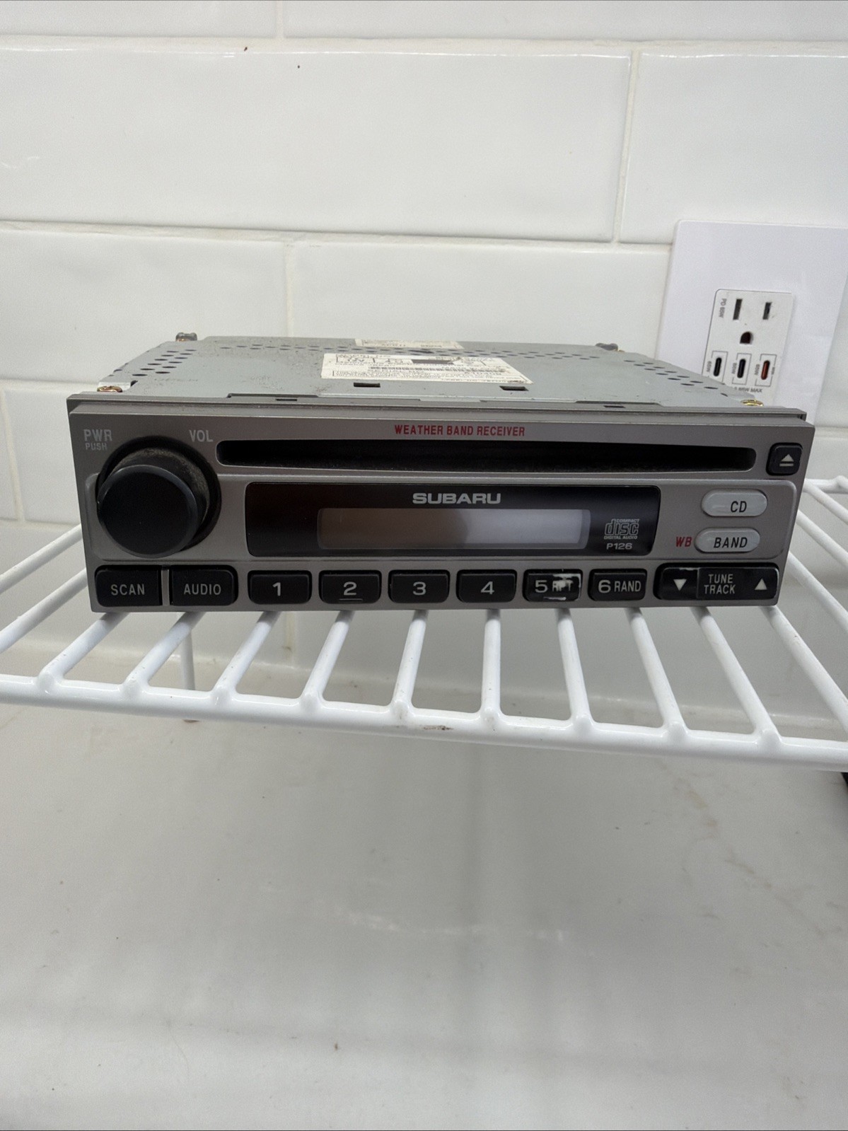 OE Original Subaru Radio Stereo CD WeatherBand 86201SA021 **FAST SHIPPING**
