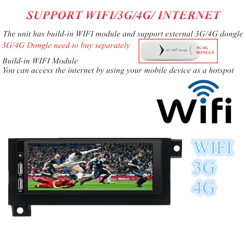 Fit For Dodge Ram Charger 1981-1993 6.8in Car Stereo Radio Player WIFI Bluetooth