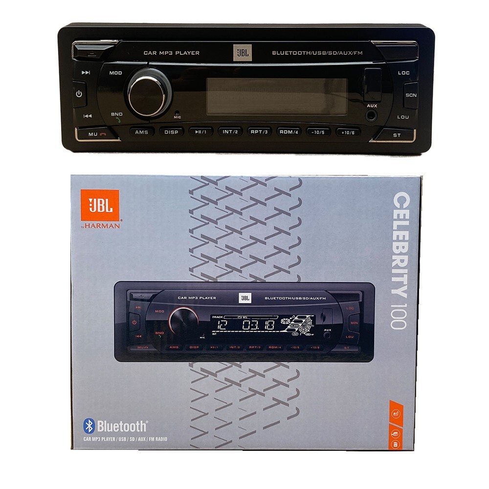 JBL CELEBRITY 100 Single Din Bluetooth Digital Media Receiver w/MP3/USB/SD Input