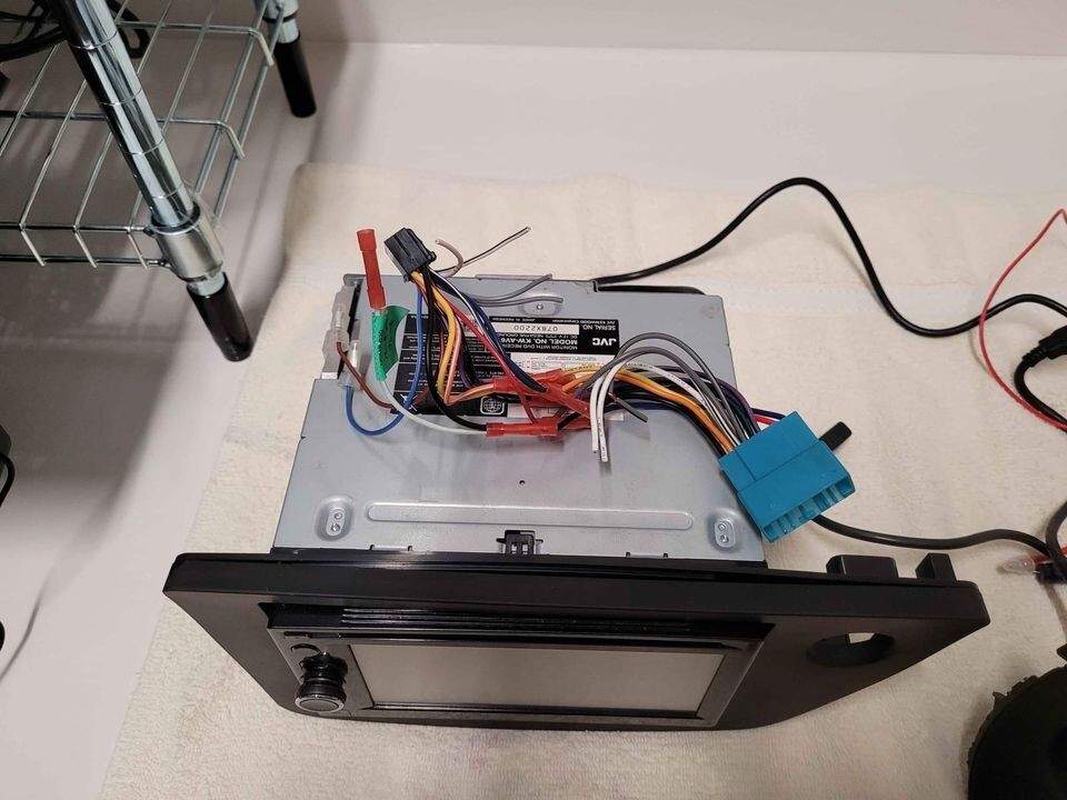 JVC KW-AV61 radio for Acura RSX and radio faceplate