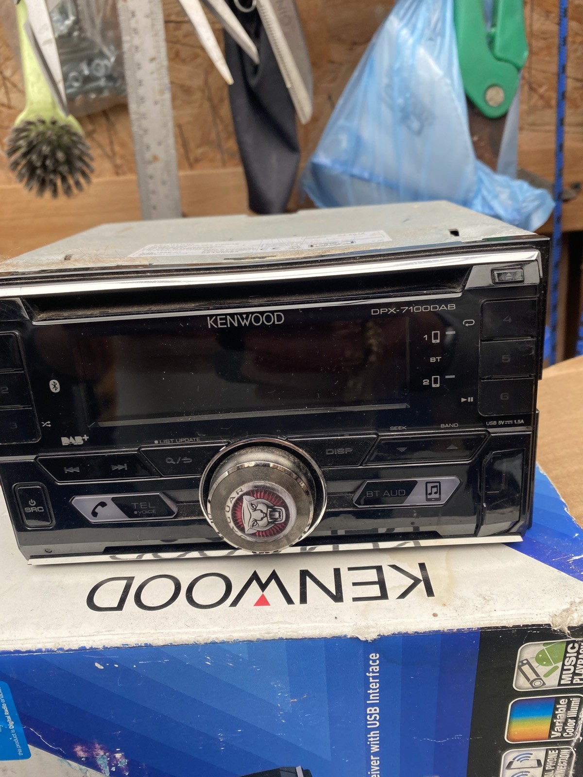 KENWOOD DPX-7100DAB Double DIN Headunit with CD, DAB, DAB+, MP3, USB & AUX.