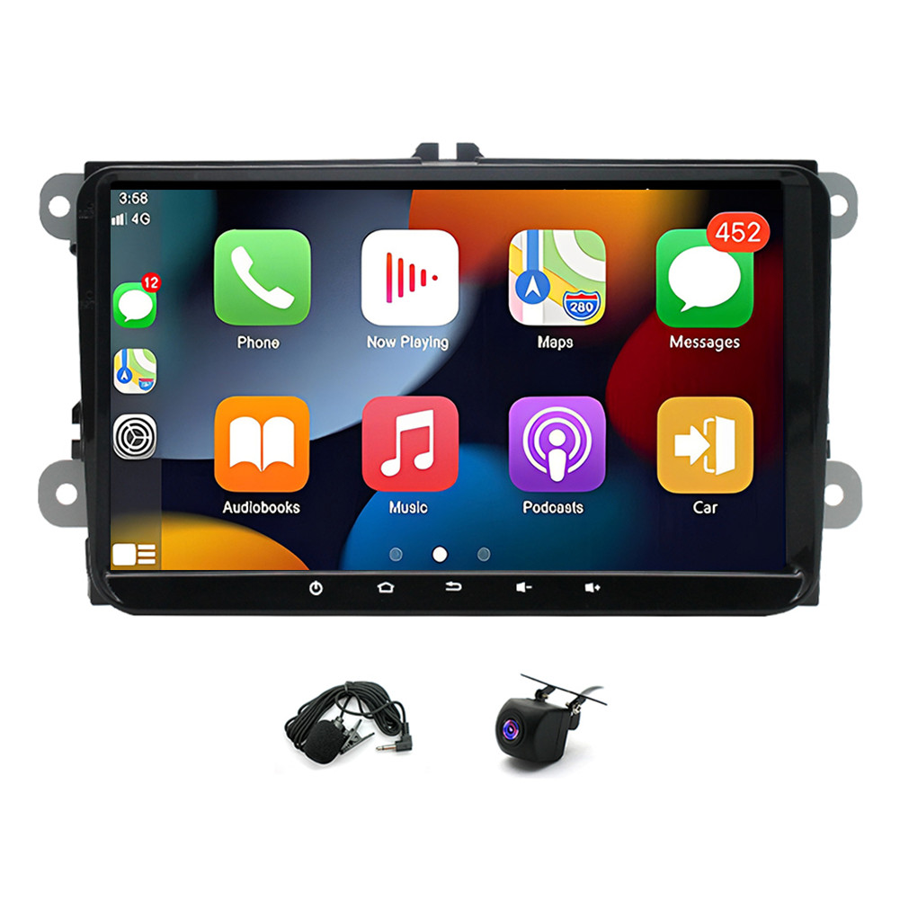 Android 13 Car Stereo Radio GPS Wifi CarPlay BT DAB+ For VW Caddy Touran Golf