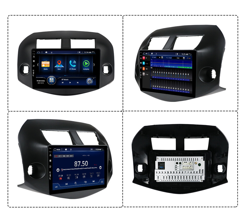 FOR TOYOTA RAV4 2009-2013 CARPLAY CAR RADIO ANDROID 15 NAVI GPS DSP🌟6GB+128GB🌟