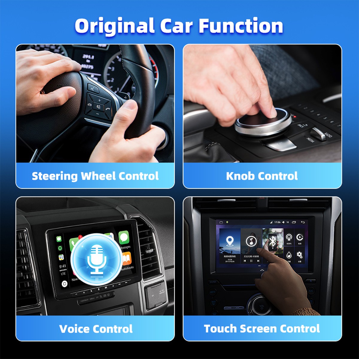 Wireless CarPlay Adapter USB Wireless Carplay Dongle For iPhone Apple Plug&Play^