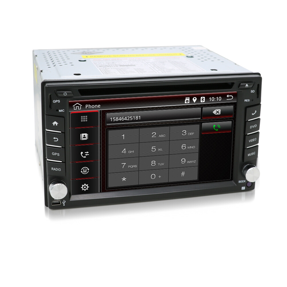 2DIN Car Stereo Car DVD CD Player Double Radio Car Play Head Unit GPS 2GB+32GB