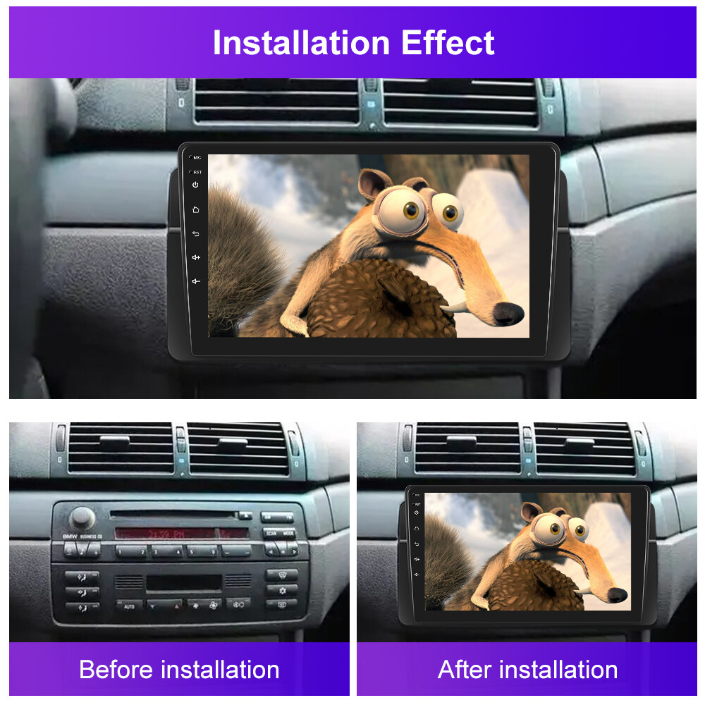 Apple Carplay Wifi Car Stereo FM Radio Fit BMW E46/318i/320i/323i/325i/328i/330i