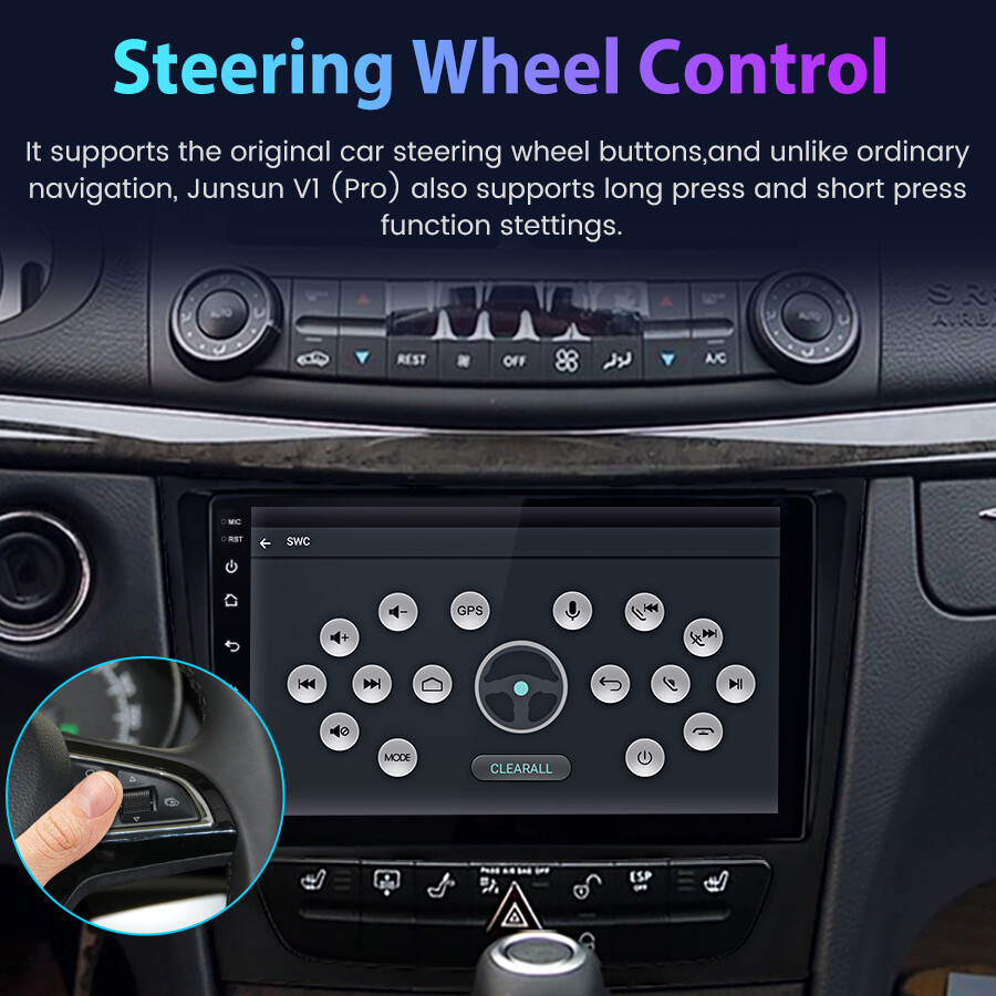 6+128GB Carplay Android Car Stereo Radio For Mercedes Benz CLS E-Class W211 W219
