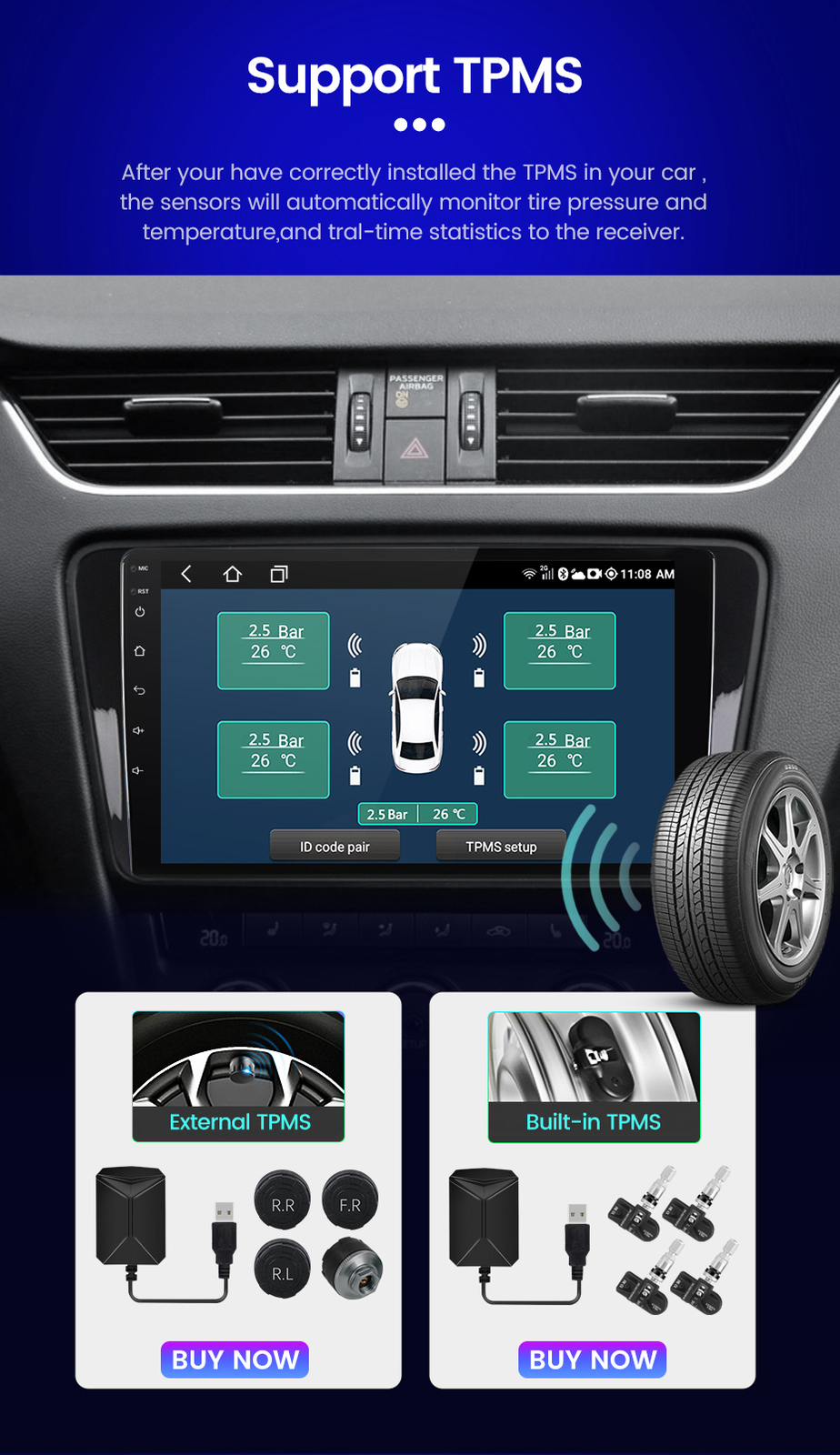 8 CORE FOR Ford Transit Custom 2013-2019 CarPlay Car Stereo GPS DSP Navi 4G+64GB
