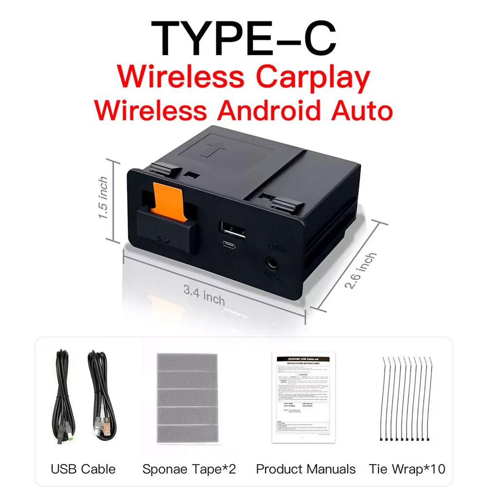 Wired/Wireless Apple CarPlay Android Auto Retrofit Kit For Mazda 3 6 CX3 CX5 CX9