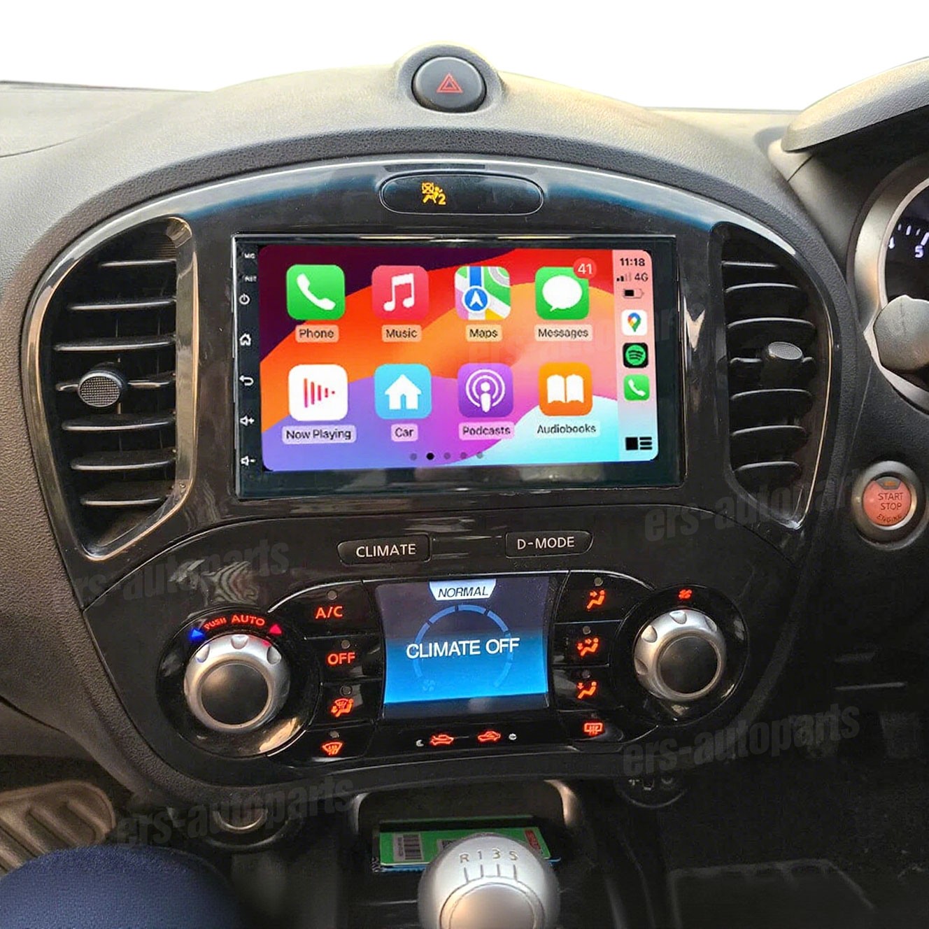 Android13 CarPlay For Nissan Juke 2010-2014 Stereo Radio GPS Navigation Wifi DSP
