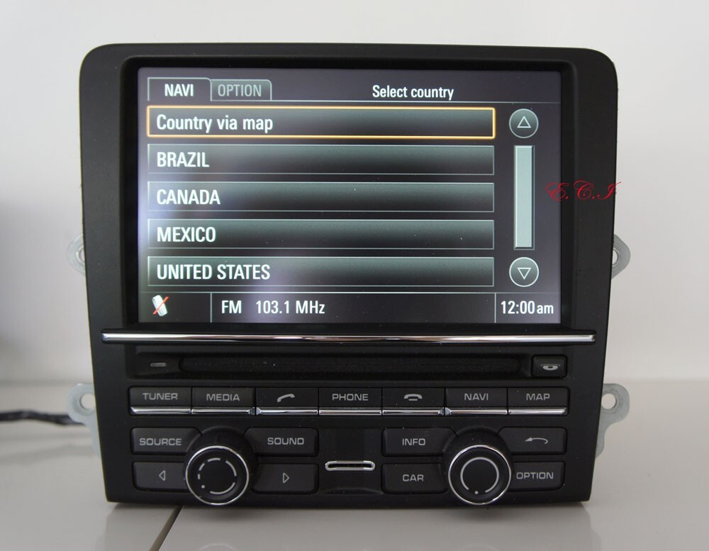 12~16 991 Porsche 911 CARRERA CAYMAN BOXSTER PCM3.1 100GB Navigation Radio CD