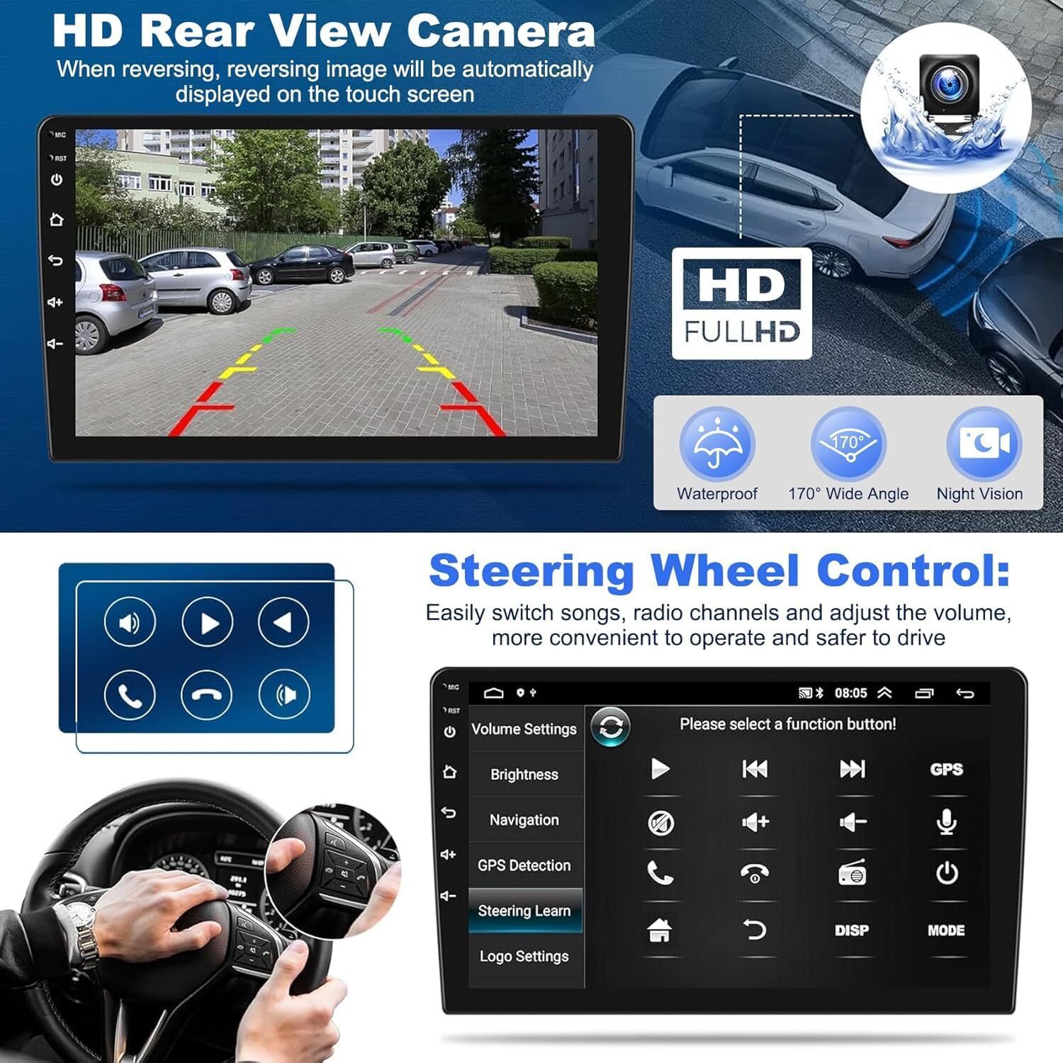 64GB Android 13 Car Radio Stereo FM GPS NAVI +Camera For Dodge Dart 2013-2016
