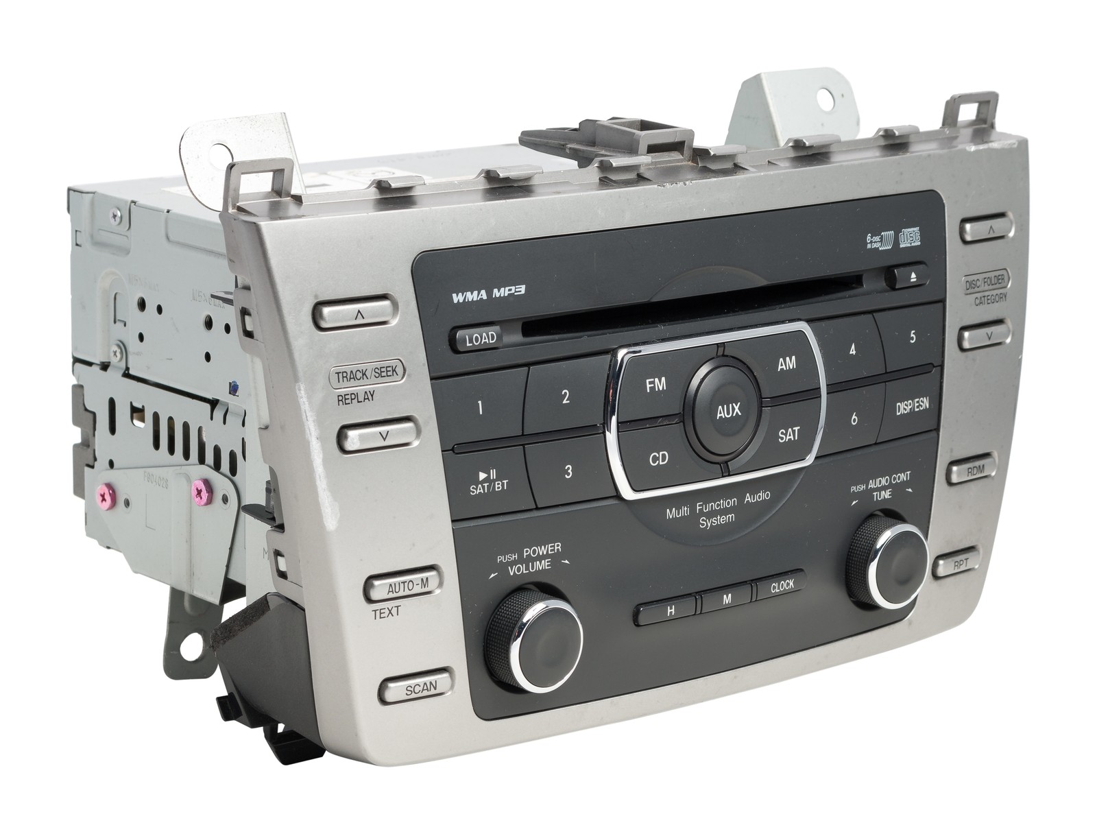 2009-10 Mazda 6 AM FM Radio 6 Disc CD Player MP3 Satellite Ready GS3N669RXD