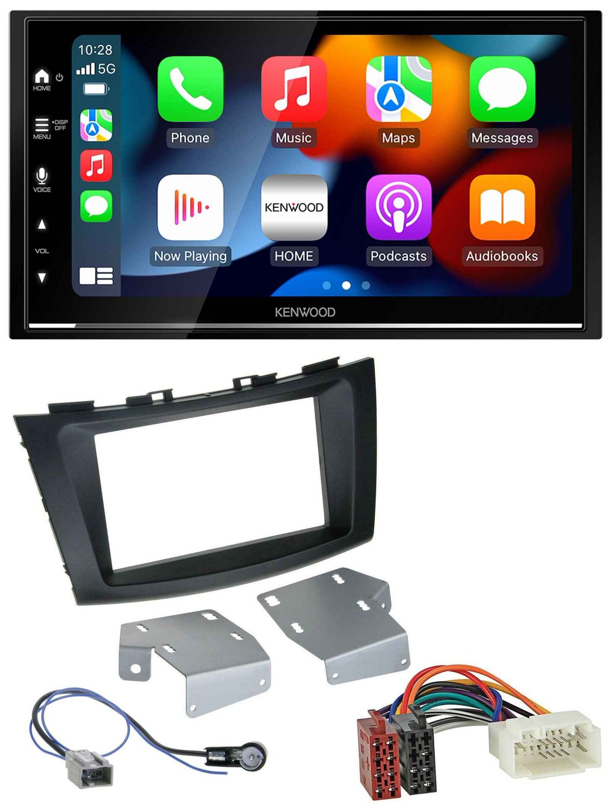 Kenwood DAB USB Bluetooth 2DIN MP3 Car Stereo for Suzuki Swift (2010 onwards)